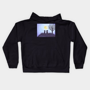 Cheese dreams - Two mice on the date Kids Hoodie